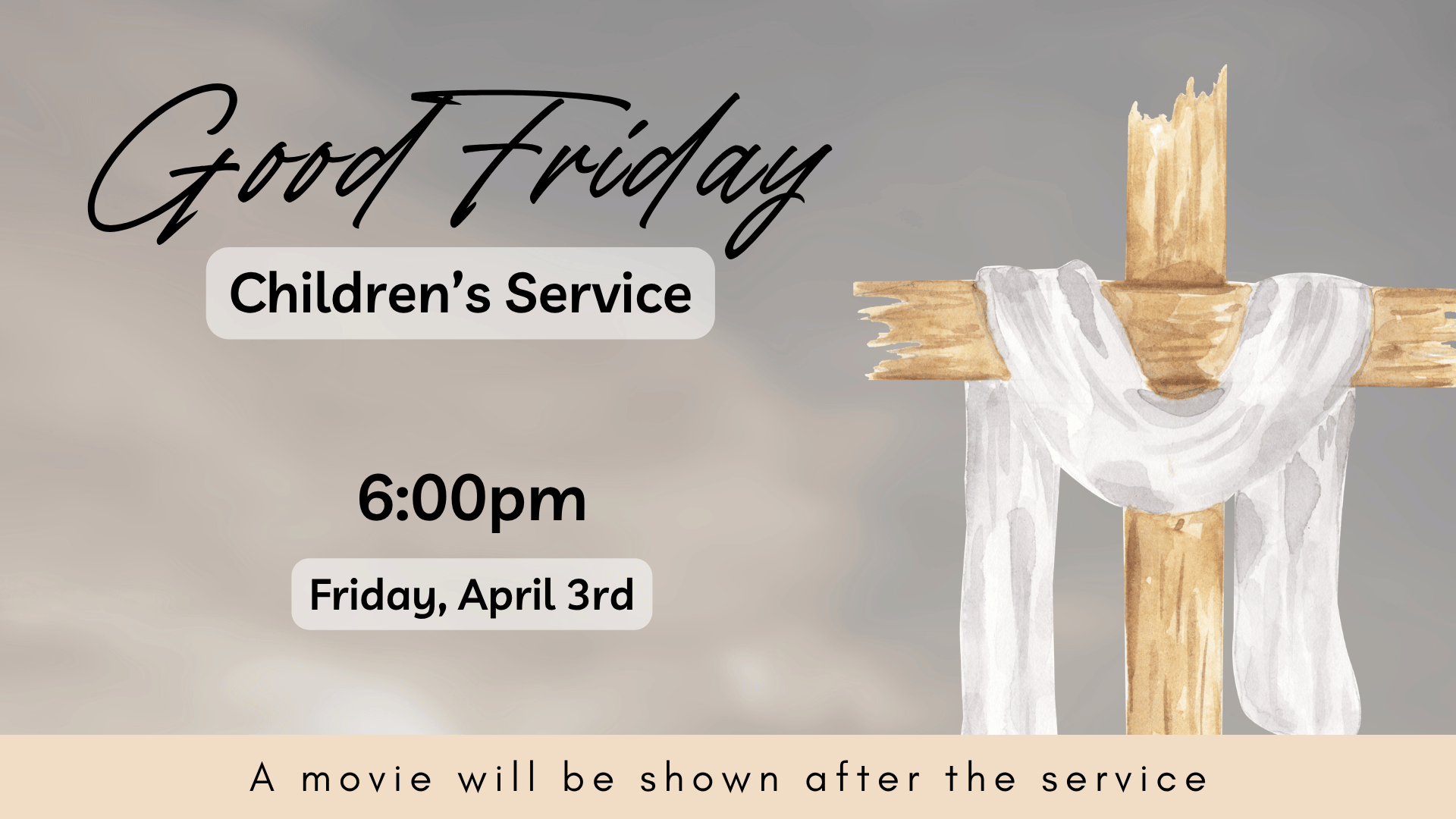 Children's Good Friday Service
